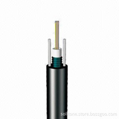Outdoor Fiber-optic Cable, GYDXTW, Central Tube, Non Self-supporting Aerial/Duct Cable